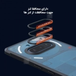 قاب اصلی پشت کریستالی Xundd Beatle گوشی ناتینگ فون 3A