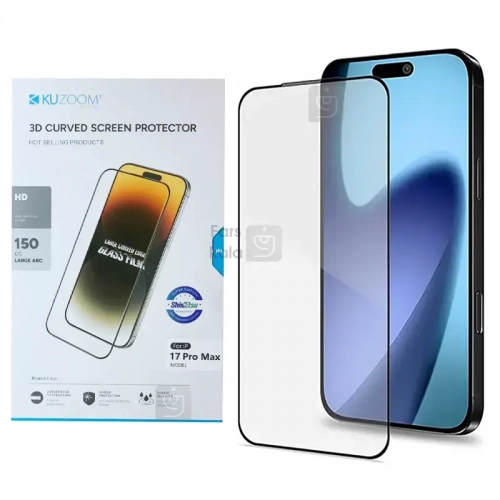 گلس اورجینال تمام صفحه Kuzoom گوشی Apple iPhone 17 Pro Max