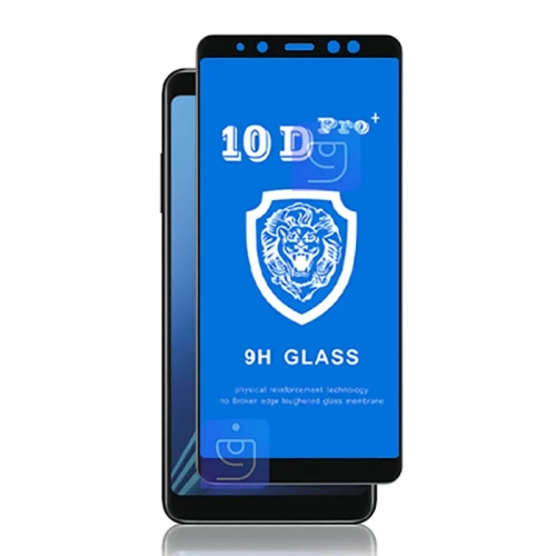 گلس تمام صفحه 10D Pro Plus گوشی سامسونگ A8 Plus 2018