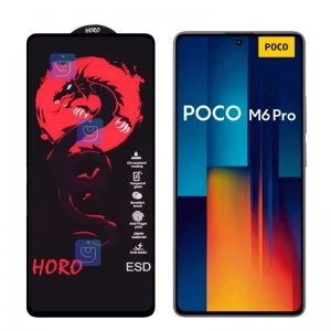 گلس فول هورو Red Dragon گوشی Xiaomi Poco M6 Pro 4G