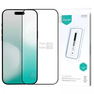 گلس تمام صفحه نیلکین CP+ Pro آیفون 17 پرو مکس همراه با ابزار نصب