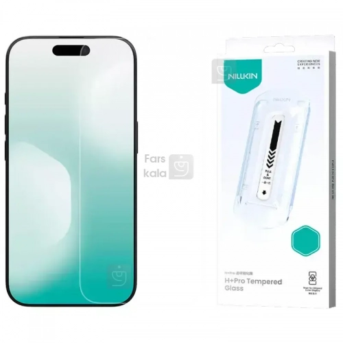 گلس شفاف H+ Pro نیلکین آیفون 17 ایر همراه با ابزار نصب