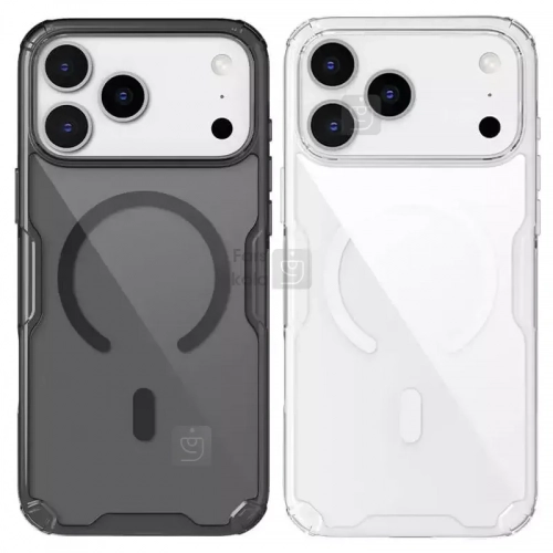 قاب مگنتی شفاف نیلکین Nature TPU Pro Magnetic آیفون 17 پرو مکس