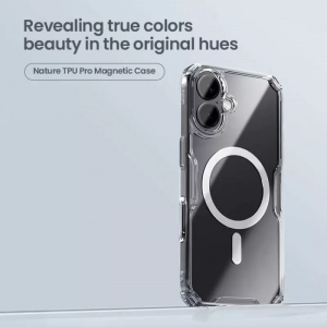 قاب مگنتی شفاف نیلکین Nature TPU Pro Magnetic آیفون 17 پرو مکس