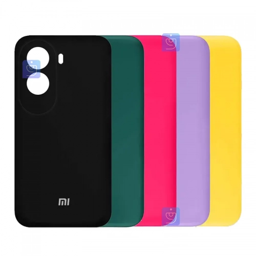 قاب سیلیکونی اصلی محافظ لنز دار شیائومی Poco M7 Plus