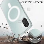 قاب مگ سیف دار پشت کریستالی سامسونگ A07