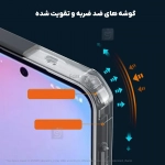 قاب اصلی پشت کریستالی Xundd Beatle گوشی سامسونگ S25 FE
