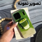 قاب ماچا مگ سیف دار گوشی آیفون 12 همراه با پاپ سوکت مگنتی