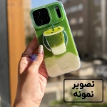 قاب ماچا مگ سیف دار گوشی آیفون 12 همراه با پاپ سوکت مگنتی