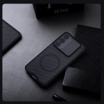 قاب دودی مگنتی نیلکین CamShield Pro Magnetic Clear Case گوشی سامسونگ S25 FE