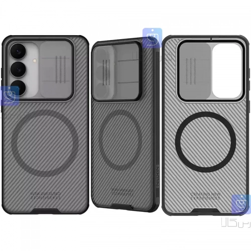 قاب دودی مگنتی نیلکین CamShield Pro Magnetic Clear Case گوشی سامسونگ S25 FE