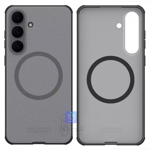 قاب دودی مگ سیف نیلکین Super Frosted Shield Pro Magnetic Clear case سامسونگ S25 FE