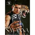 قاب طرح دار چرمی Santa Barbara Savanna Series آیفون 17 پرو مکس