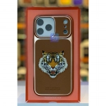 قاب طرح دار چرمی Santa Barbara Savanna Series آیفون 17 پرو مکس