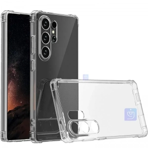 قاب ژله ای کپسولی محافظ لنز دار سامسونگ S25 Ultra قاب ژله ای کپسولی محافظ لنز دار سامسونگ S25 Ultra