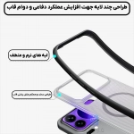 قاب دودی مگ سیف نیلکین Super Frosted Shield Pro Magnetic Clear case شیائومی 17 پرو