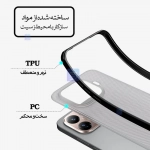 گارد دودی نیلکین Super Frosted Shield Pro Clear case گوشی شیائومی 15T پرو