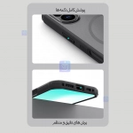 قاب دودی مگ سیف نیلکین Super Frosted Shield Pro Magnetic Clear case آیفون 17