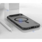 قاب دودی مگ سیف نیلکین Super Frosted Shield Pro Magnetic Clear case آیفون 17 ایر