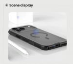 قاب دودی مگ سیف نیلکین Super Frosted Shield Pro Magnetic Clear case آیفون 17 پرو مکس