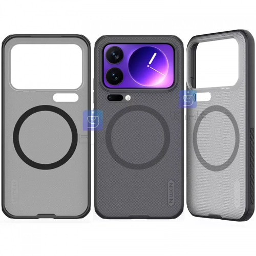 قاب دودی مگ سیف نیلکین Super Frosted Shield Pro Magnetic Clear case شیائومی 17 پرو مکس