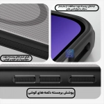 قاب دودی مگ سیف نیلکین Super Frosted Shield Pro Magnetic Clear case شیائومی 17 پرو مکس