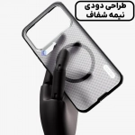 قاب دودی مگ سیف نیلکین Super Frosted Shield Pro Magnetic Clear case شیائومی 17 پرو مکس
