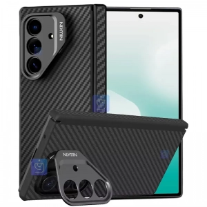 گارد لنز استندی Nillkin CarboProp Magnetic گوشی Z FOLD 7 همراه با جای قلم