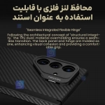 گارد لنز استندی Nillkin CarboProp Magnetic گوشی Z FOLD 7 همراه با جای قلم