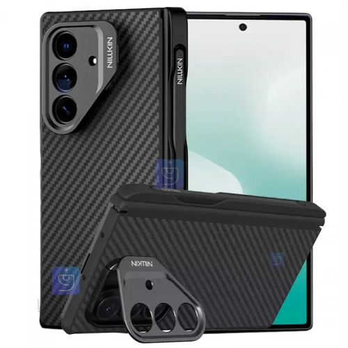 گارد لنز استندی همراه با قلم Nillkin CarboProp Magnetic گوشی Z FOLD 7