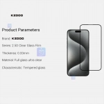 گلس توری دار KZDOO Preserver آیفون 15 پرو مکس