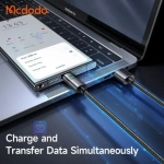 کابل شارژ سریع USB به تایپ سی 100 وات کارپلی مدل MCDODO CA-6520