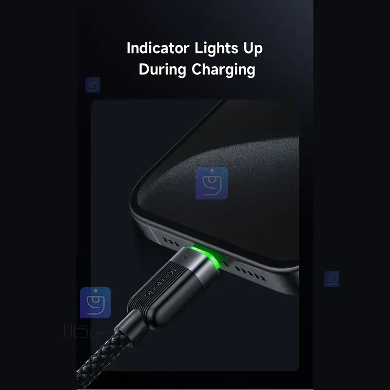 کابل شارژ سریع 60 وات تایپ سی به تایپ سی مگنتی مدل MCDODO CA-2000 MCDODO CA 2000 60W Magnetic Fast Charging Cable 1 5 کابل شارژ تایپسی مگنتی 60w مکدودو مدل CA-2000 | فارس کالا