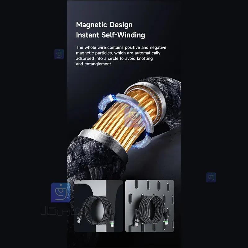 کابل شارژ تایپ‌سی به لایتنینگ مگنتی مک‌دودو CA-2010 | فارس کالا