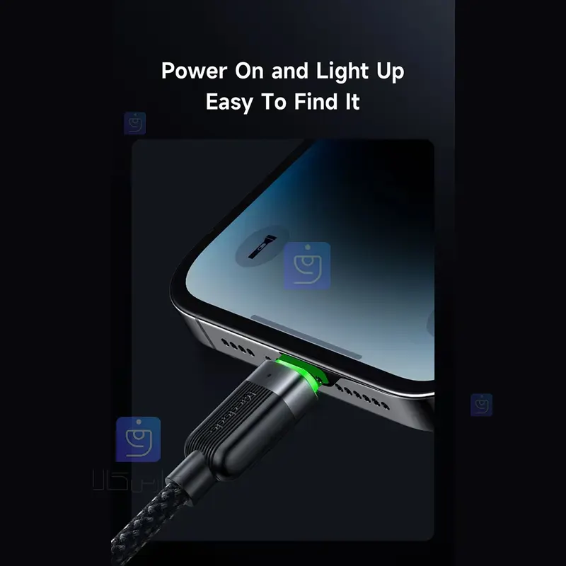 کابل شارژ تایپ‌سی به لایتنینگ مگنتی مک‌دودو CA-2010 | فارس کالا