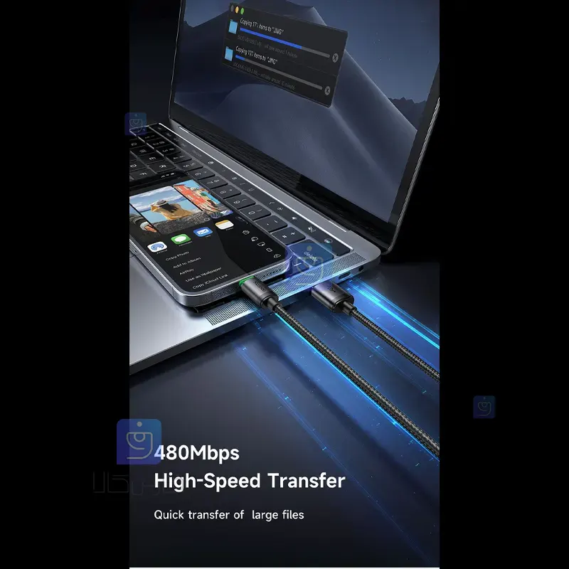 کابل شارژ لایتنینگ کارپلی مک‌دودو مدل CA-2030 | فارس کالا