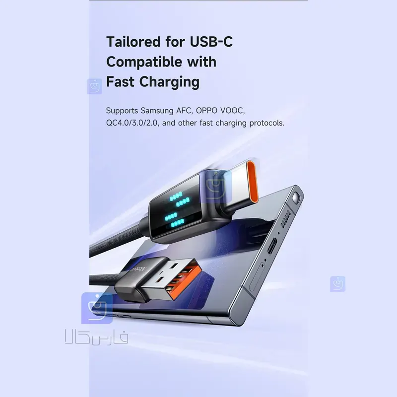 کابل شارژ 100 وات USB به Type-C مک‌دودو CA-2350 | فارس کالا