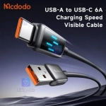 کابل شارژ سریع USB به تایپ سی 100 وات 6 آمپر مدل MCDODO CA-2350
