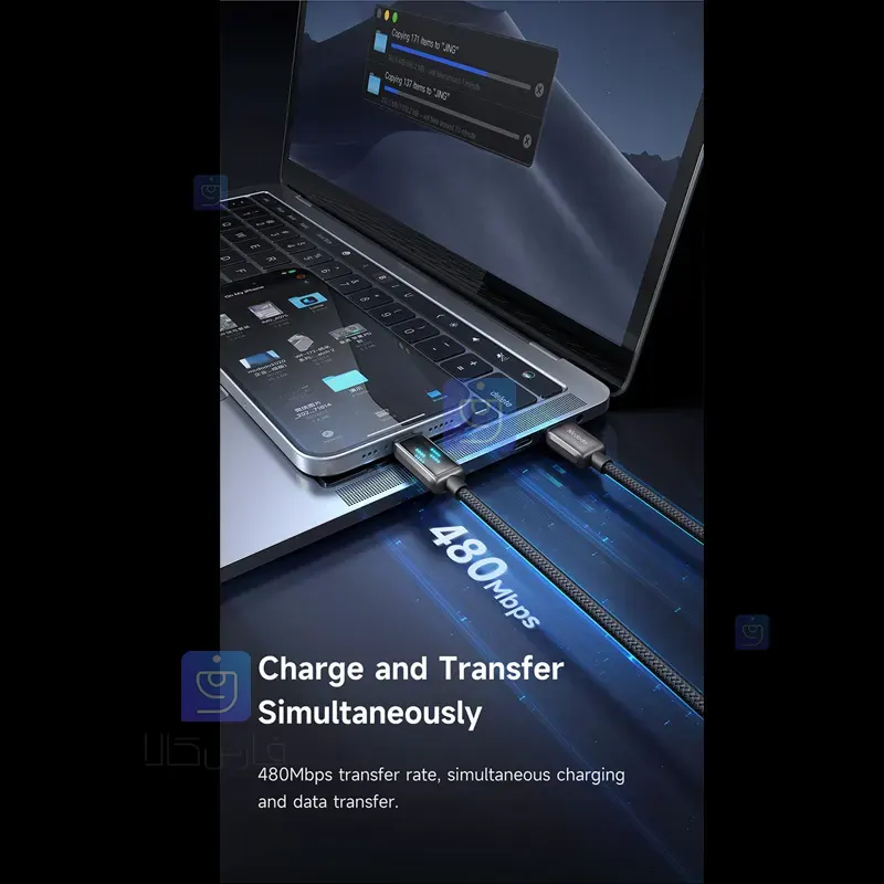 کابل شارژ سریع تایپ‌سی 36 وات مک‌دودو CA-2630 | فارس کالا