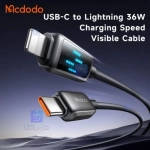 کابل شارژ سریع تایپ سی به لایتنینگ 36 وات کارپلی مدل MCDODO CA-2630