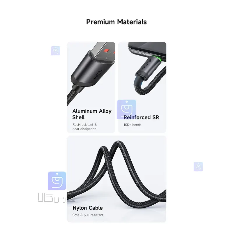 کابل شارژ USB به تایپ سی 60 وات مدل MCDODO CA-3960 | فارس کالا