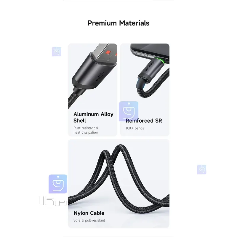 کابل شارژ سریع USB به میکرو مکدودو مدل MCDODO CA-3990 MCDODO CA 3990 USB to Micro USB Fast Charging Cable 2 3 کابل شارژ سریع USB به میکرو مدل MCDODO CA-3990 | فارس کالا