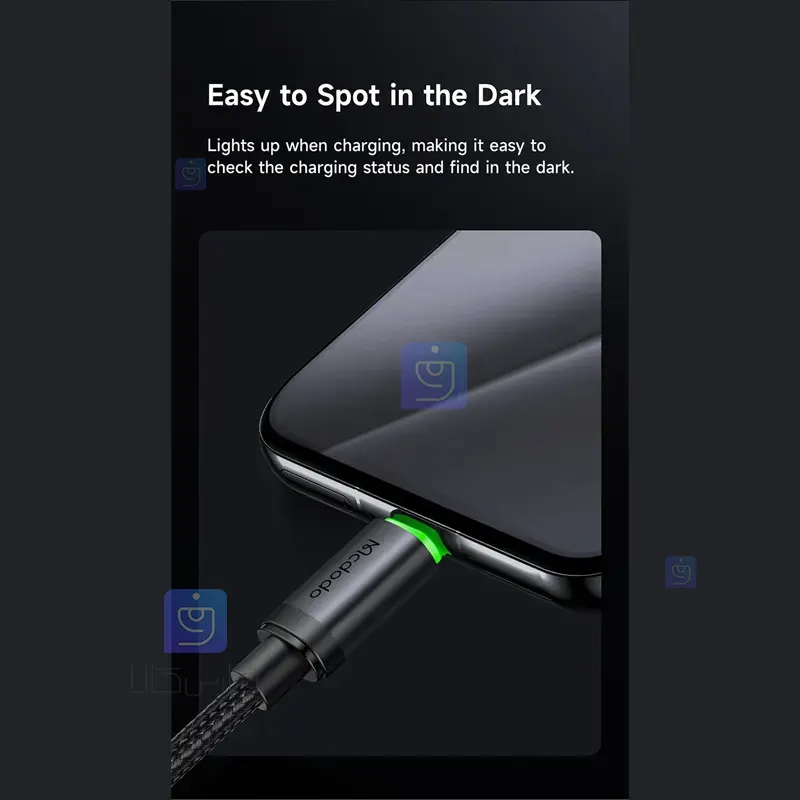 کابل شارژ سریع USB به میکرو مکدودو مدل MCDODO CA-3990 MCDODO CA 3990 USB to Micro USB Fast Charging Cable 2 6 کابل شارژ سریع USB به میکرو مدل MCDODO CA-3990 | فارس کالا