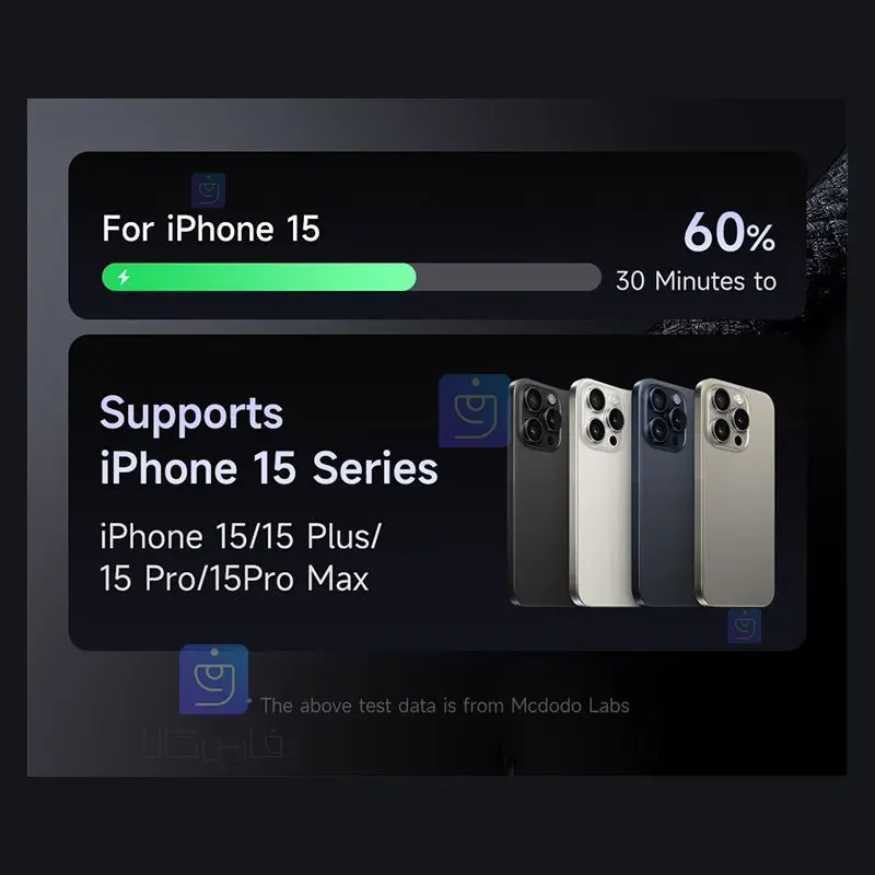 کابل شارژ تایپ‌سی به تایپ‌سی مک‌دودو CA-4250 | فارس کالا