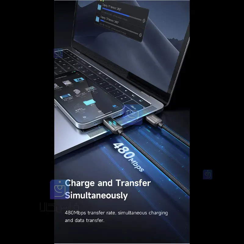 کابل شارژ تایپ‌سی به تایپ‌سی مک‌دودو CA-4250 | فارس کالا