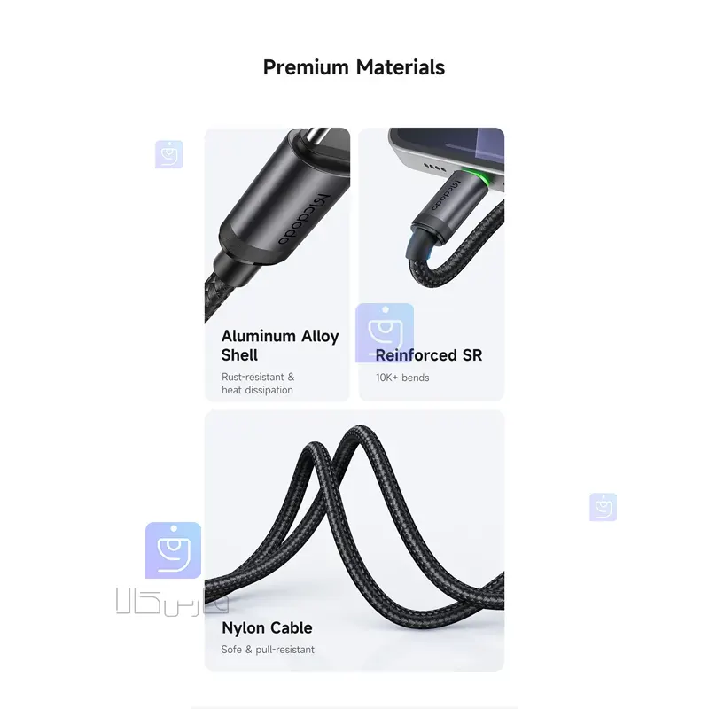 کابل شارژ تایپ سی به تایپ سی 60 واتی مک‌دودو مدل CA-4410 | فارس کالا