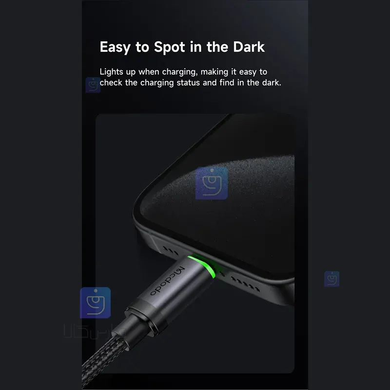 کابل شارژ تایپ سی به تایپ سی 60 واتی مک‌دودو مدل CA-4410 | فارس کالا