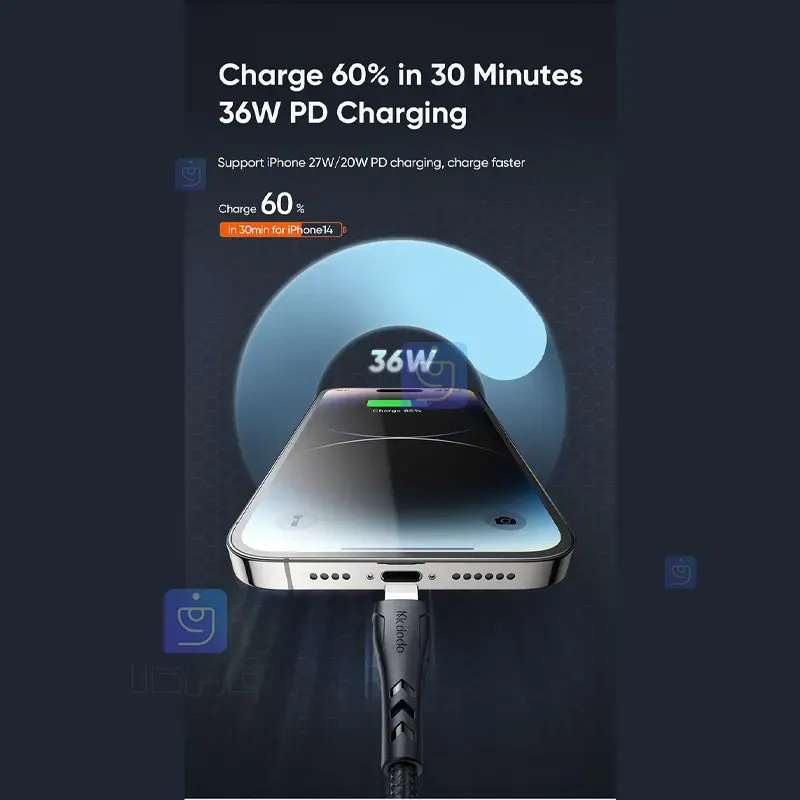 کابل شارژ سریع 36 واتی مک دودو مدل MCDODO CA-4571 | فارس کالا