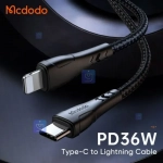 کابل شارژ سریع تایپ سی به لایتنینگ 36 واتی مک دودو مدل MCDODO CA-4571