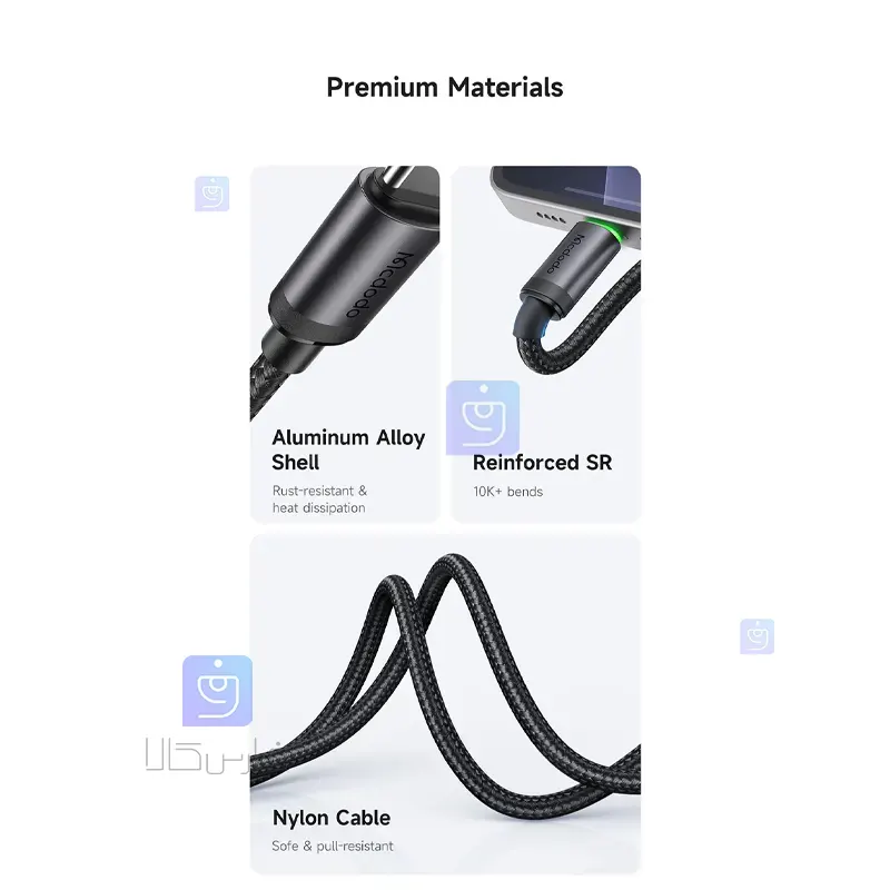 کابل شارژ تایپ سی به لایتنینگ کارپلی مدل MCDODO CA-4820 | فارس کالا